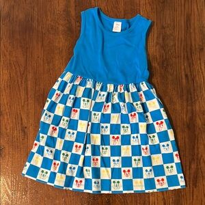 Hanna Andersson dress with Mickey Mouse pattern